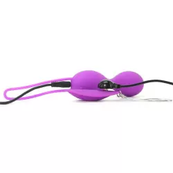 Вагинальные шарики с вибрацией Eve перезаряжаемые – фиолетовый