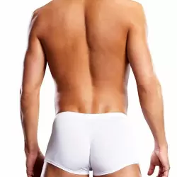 Белые боксеры BlueLine на шнуровке – L/XL