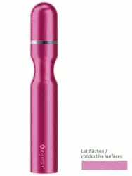 Анальный стимулятор Mystim Double Dan, для подключения к источнику электроимпульсов, 15,5 см, серебристый