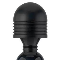 Огромный вибромассажер Mega Wanachi многофункциональный – черный