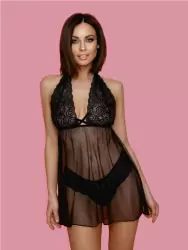 Эротическое платье черное Elche Amor El (L/XL)