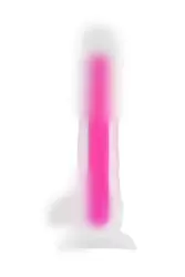 ФАЛЛОИМИТАТОР, СВЕТЯЩИЙСЯ В ТЕМНОТЕ, BEYOND BY TOYFA, PETER GLOW, СИЛИКОН, ПРОЗРАЧНО-РОЗОВЫЙ, 22 СМ