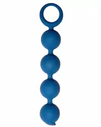 Анальная цепочка Appulse синего цвета