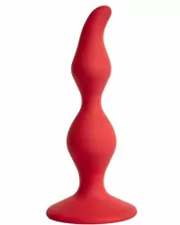 Анальная пробка Vesta бордового цвета