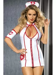 Игровой комплект Caprice Modest Nurse – белый, L/XL