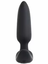 Анальная пробка Evolved Black Beauty, с вибрацией, с пультом ДУ, 7 режимов, 3 скорости, черный