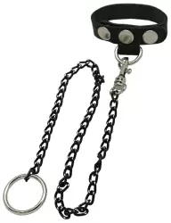 Поводок X для пениса с одним ремешком Sitabella – черный