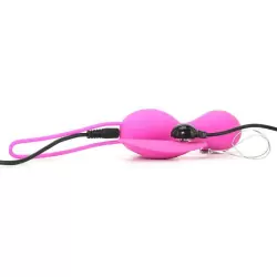 Вагинальные шарики с вибрацией Eve перезаряжаемые – розовый