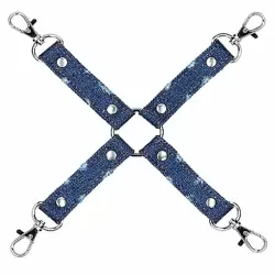 Крестообразный фиксатор для наручников и наножников Roughend Denim Style