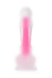 ФАЛЛОИМИТАТОР, СВЕТЯЩИЙСЯ В ТЕМНОТЕ, BEYOND BY TOYFA, PETER GLOW, СИЛИКОН, ПРОЗРАЧНО-РОЗОВЫЙ, 22 СМ