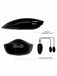 Реалистичный мастурбатор Baile Samantha, 17,5 см, мини-полуторс с двумя вибропулями, с проводным пультом