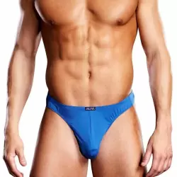 Ярко-синие мужские тонги BlueLine из микрофибры– L/XL