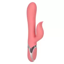 Элегантный вибратор-кролик Enchanted Tickler с функцией ротации, 12 режимов, розовый