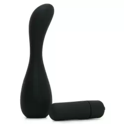 Анальный стимулятор Vibrating Smoothy с вибрацией – черный