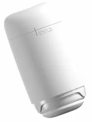 Элегантный мастурбатор Tenga Puffy Sugar White, 16,5 см, ТПЭ, белый