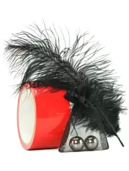 Игровой набор Scandal Red Room Kit металлические шарики, скотч, перо