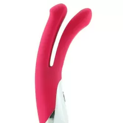 Вибромассажер Bon Aparte для двойного проникновения – фуксия