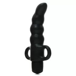 Стимулятор простаты Vibrating P-Spot Ribbed с вибрацией