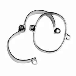 Металлические наручники TOYFA Metal 5 х 7 см – серебристый