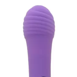 Вибромассажер рельефный Virgo – фиолетовый