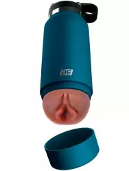 Реалистичный мастурбатор Pipedream FUCK FLASK, в виде стильной бутылки, 23,8 см, ТПЕ
