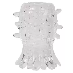 Насадка на пенис Silicon Tickler Cock Ring открытая – прозрачная