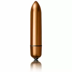 Вибропуля с двумя насадками Rocks-Off Dark Desires Kit. 8 см/силикон