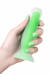 АНАЛЬНАЯ ВТУЛКА СВЕТЯЩАЯСЯ В ТЕМНОТЕ BEYOND BY TOYFA MORTIMER GLOW, СИЛИКОН, ПРОЗРАЧНЫЙ, 12,5 СМ