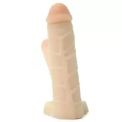 Насадка удлинитель Double Trouble Extension для двойного проникновения – телесная