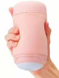 Мастурбатор Tenga Puffy Strawberry Pink, 16.5 см, ТЭП, розовый