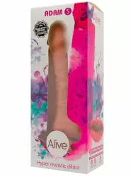 Реалистичный фаллоимитатор SILEXD Alive Adam S, 17,7 см, силикон, телесного цвета