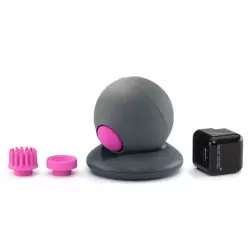 Водонепроницаемый магнитно-левитационный пульсатор Revel Body One – серый с фиолетовым