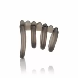 Насадка на пенис и мошонку Support Master Triple Smooth – серый