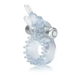 Эрекционное виброкольцо со стимулятором клитора Бабочка Wireless Butterfly Ring – прозрачный