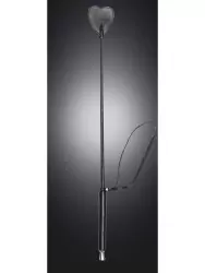 Стек в форме сердца Sitabella из натуральной кожи – черный