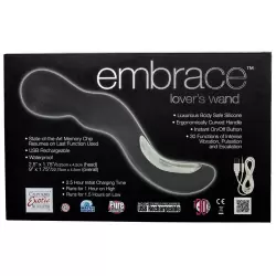 Вибромассажер Embrace Lover's Wand перезаряжаемый – серый