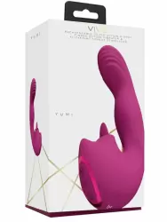 Вибратор Shots Toys Yumi, 10 скоростей, с клиторальным язычком, розовый