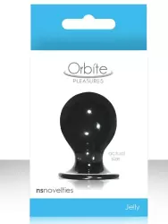 Малая анальная пробка Orbite Pleasures - Charcoal