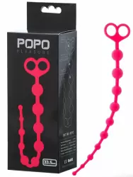 Анальные бусы TOYFA POPO Pleasure – розовый