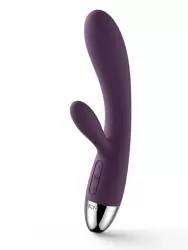 Двойной вибромассажер Alice с интеллектуальным режимом – фиолетовый