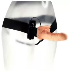 Страпон с вибрацией Me You Us The Extender Hollow Vibrating Strap-On