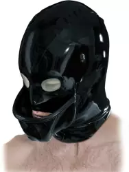 Маска унисекс на голову с емкостью для жидкости Cum Bucket