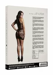 Мини платье с кружевным рисунком Criss Cross Neck Mini Dress