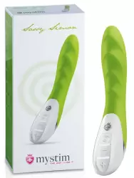 Вибромассажер Sassy Simon рельефный – зеленый