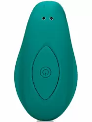 Парный вибратор Couple Toy with Remote Control, с пультом Д/У, 10 см, 10 скоростей, бирюзовый