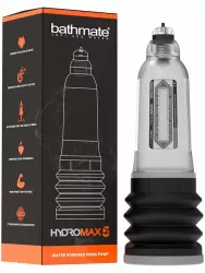 Гидропомпа Bathmate Hydromax5 crystal, для мужчин с размером до 13 см, прозрачная