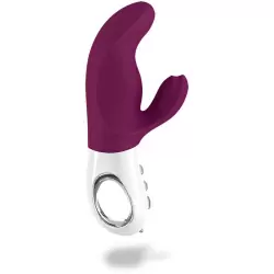 Инновационный вибратор-кролик Fun Factory Miss Bi, 17 см, силикон, пурпурный