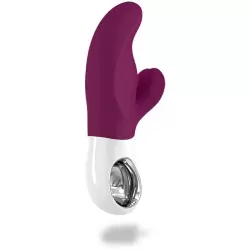 Инновационный вибратор-кролик Fun Factory Miss Bi, 17 см, силикон, пурпурный