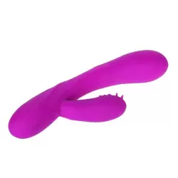 Вибромассажер двойного действия Harry с массажным шариком – розовый