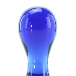 Анальный стимулятор Crystal Pops Large из стекла – синий